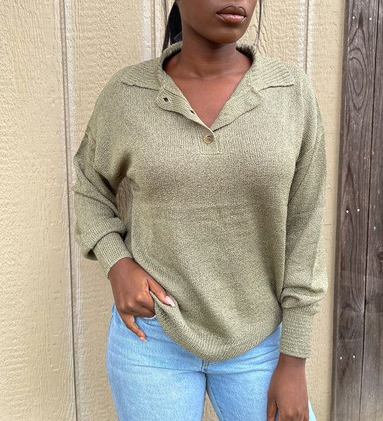 Chelle Collared Sweater