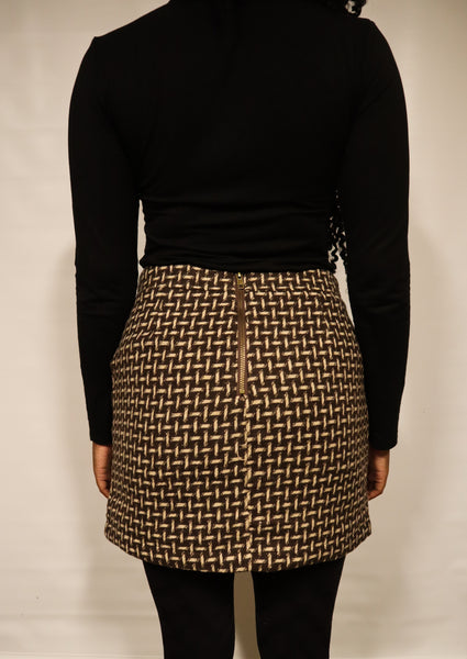 As If Printed Knit Skirt