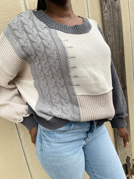 Gemini Cable Knit Sweater